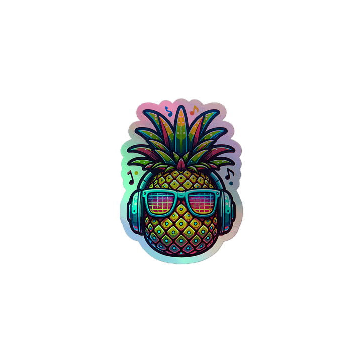 Holographic Pineapple Sticker product image (1)