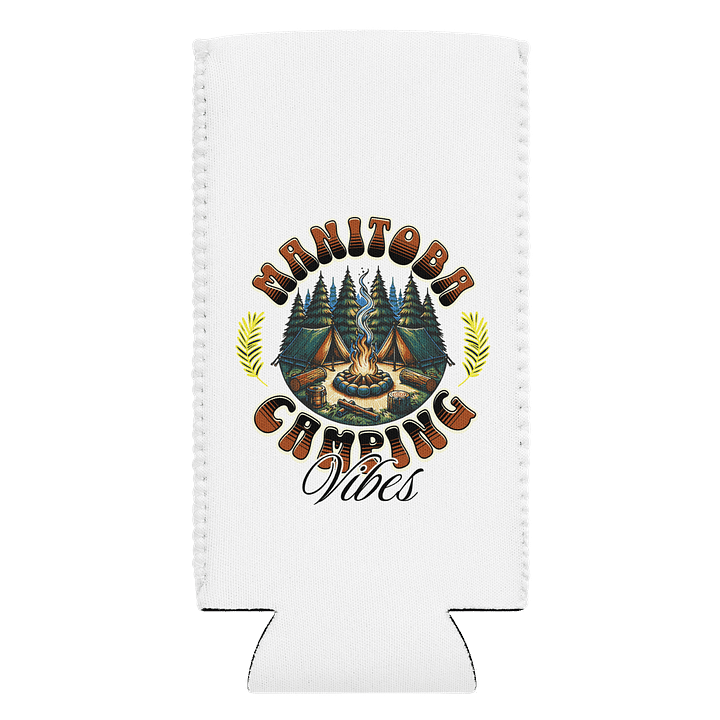 Manitoba Camping Vibes Can Cooler product image (1)