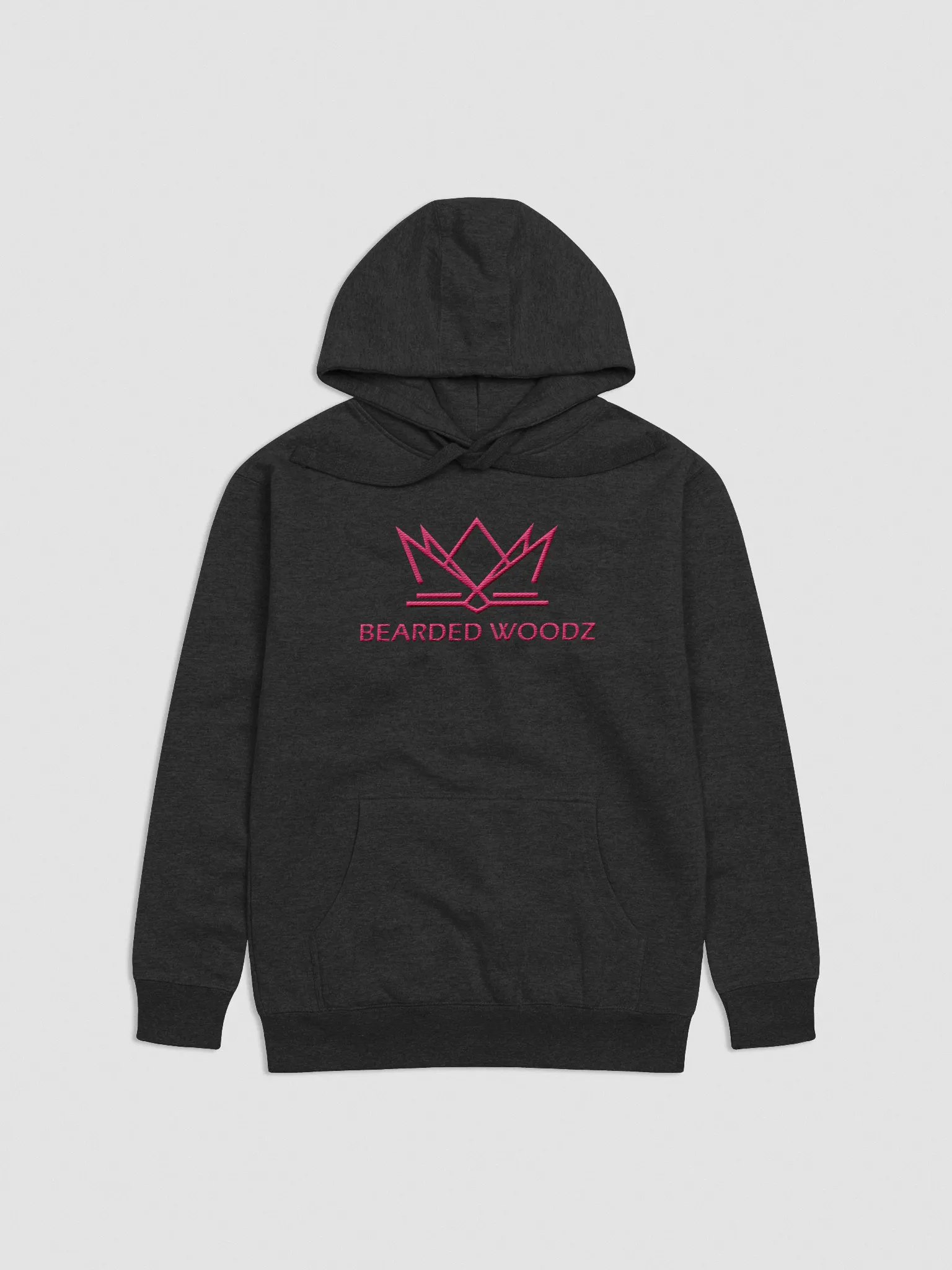Women's Bearded Woodz Hoodie (Pink Embroidery) product image (1)