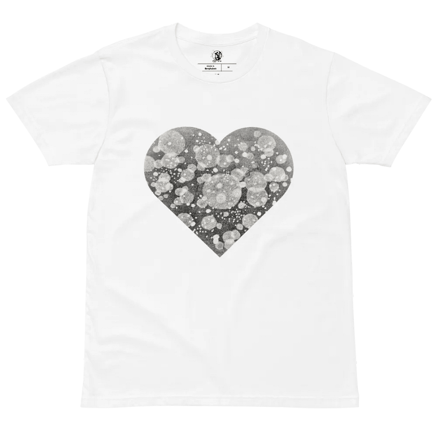 Nashīnasu - Light Particles Heart White T-Shirt product image (2)