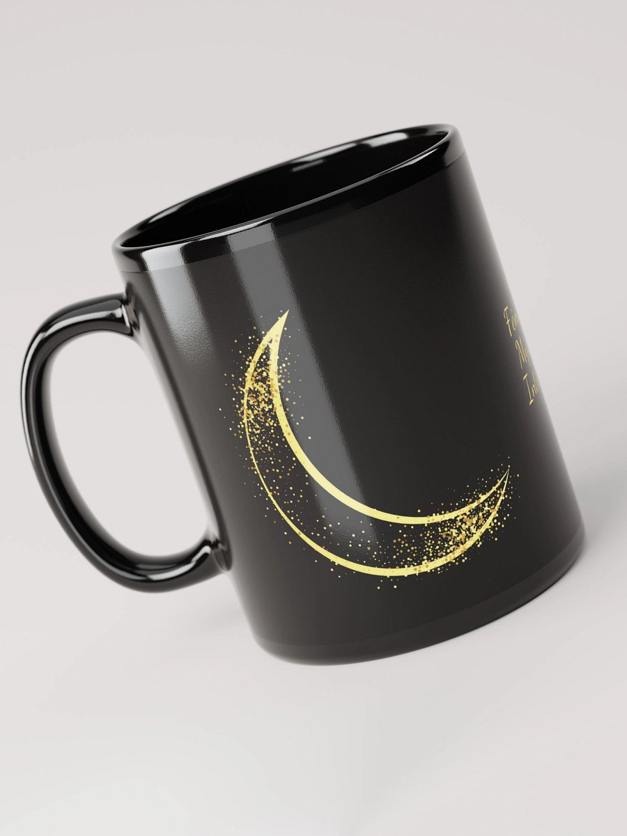 Mug Noir et Doré - Lune - Cadeau Féminin product image (3)
