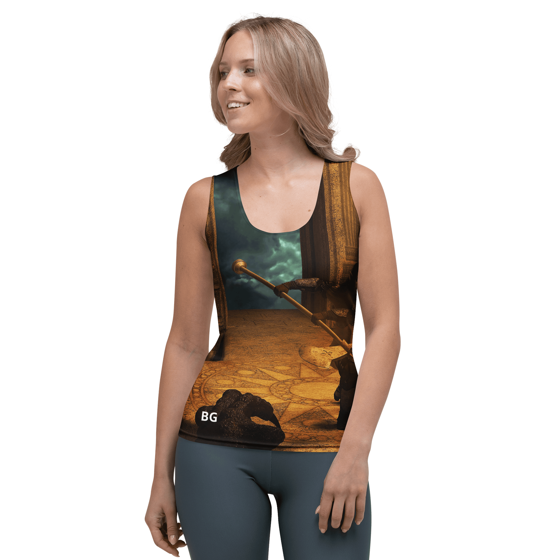 'Elven Stories - Warriors Cry Too' Women's Tank Top product image (1)