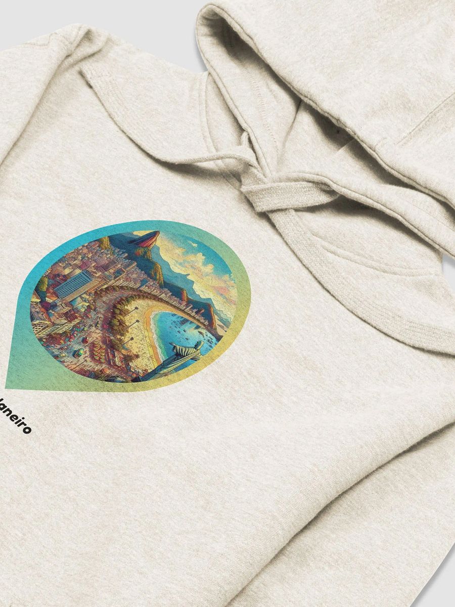 Coastal Cityscape Premium Hoodie | I Design Rio de Janeiro product image (4)