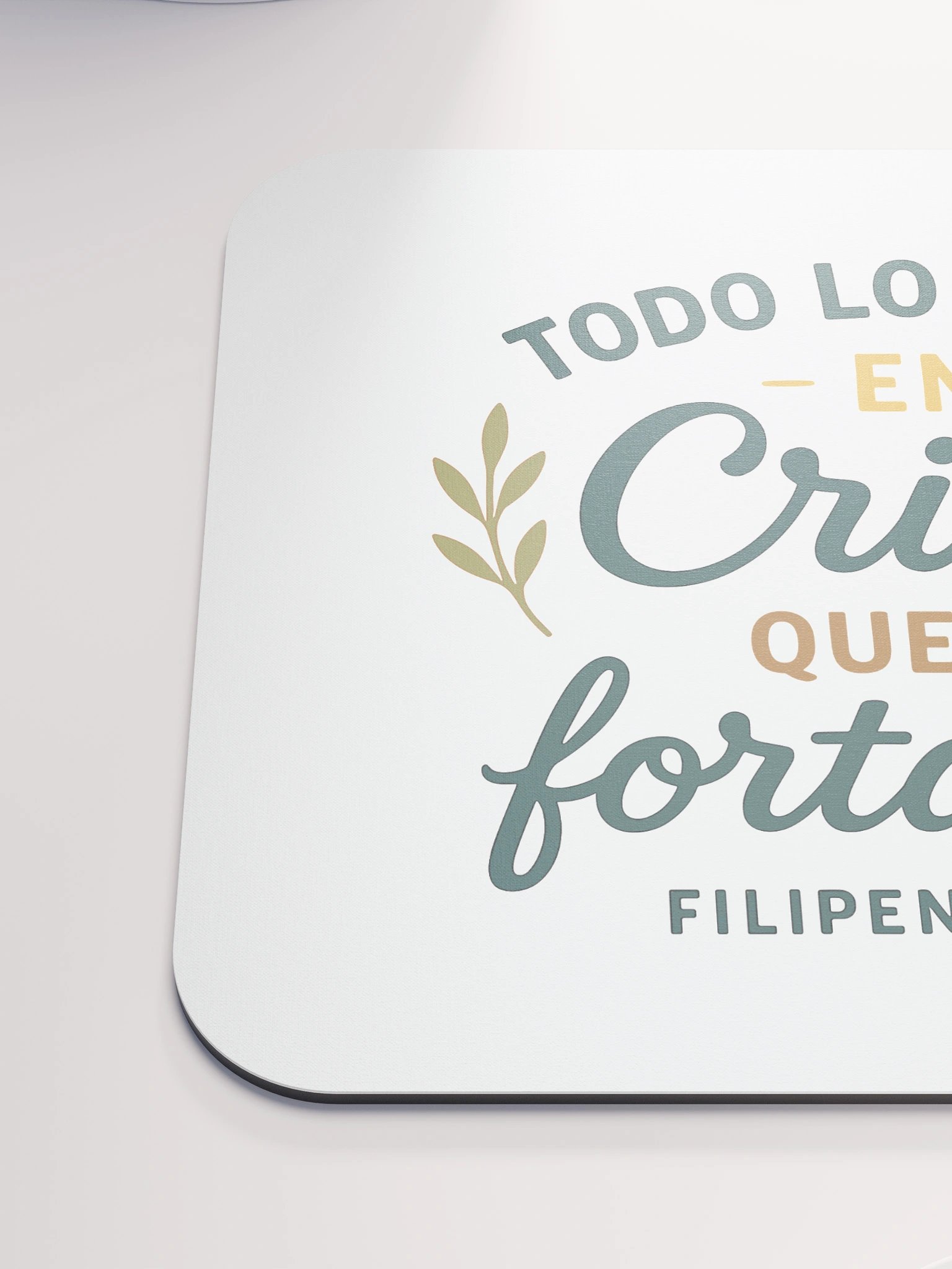 Faith Mouse Pad – “Todo lo puedo en Cristo” – Spanish Christian Design product image (6)