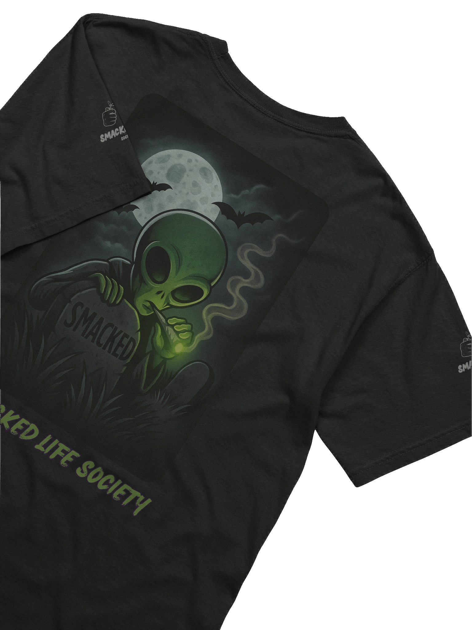 Graveyard Smacked – Alien Glow Unisex T-Shirt product image (6)