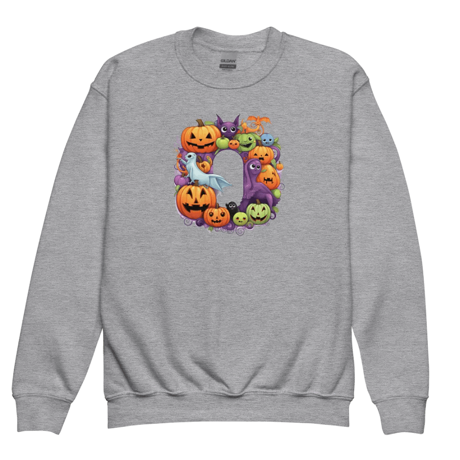 Cute Halloween Monogram Letter O Sweatshirt product image (3)