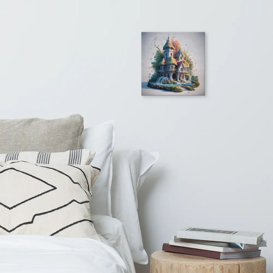 Watercolour Fairy House Art - v5 product image (6)