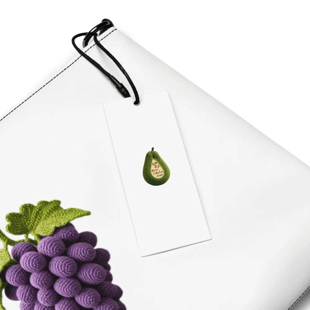CozyAvocado Grape Slice Crossbody Bag #1 product image (8)