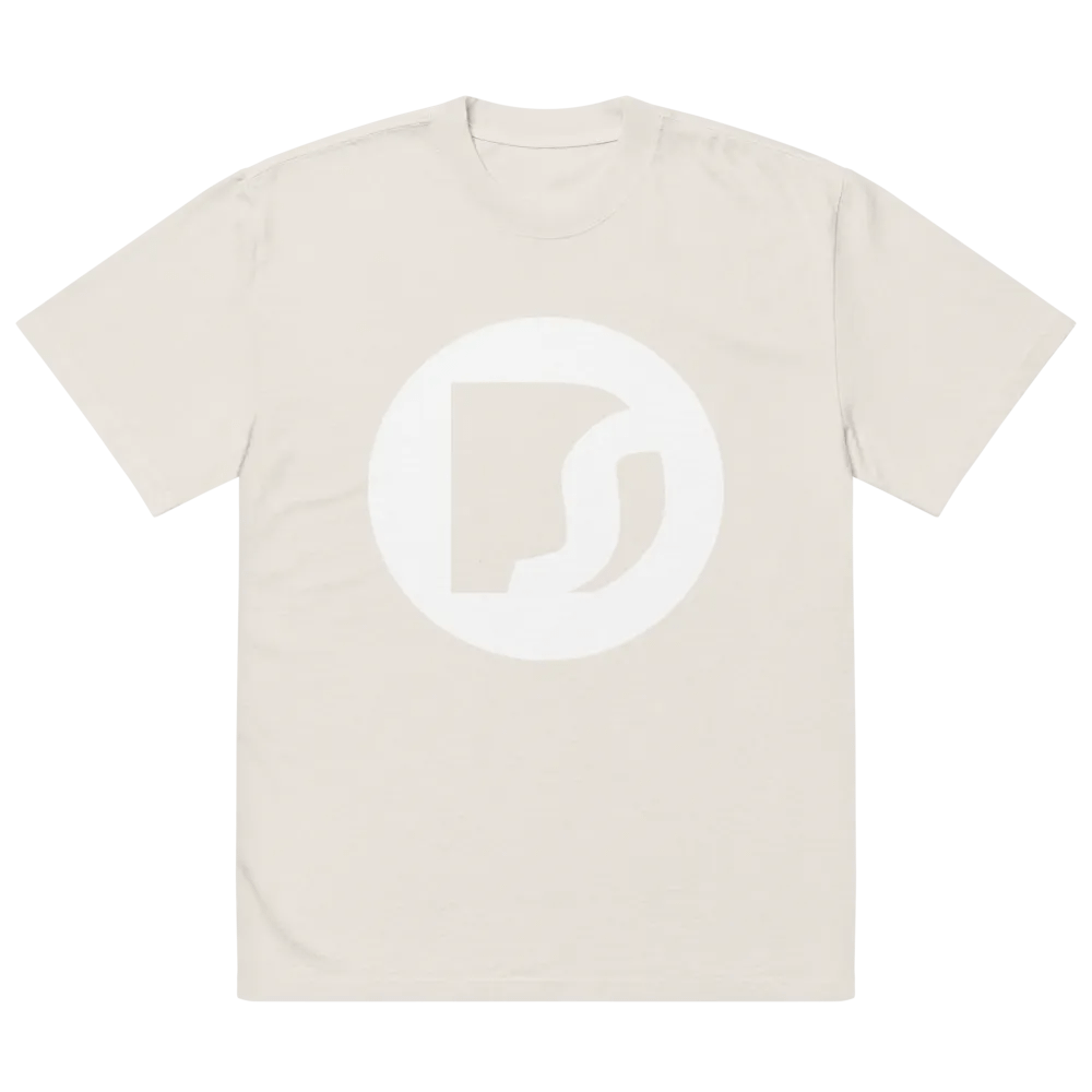 DS OG Logo Oversized Tee White/Faded Bone product image (2)