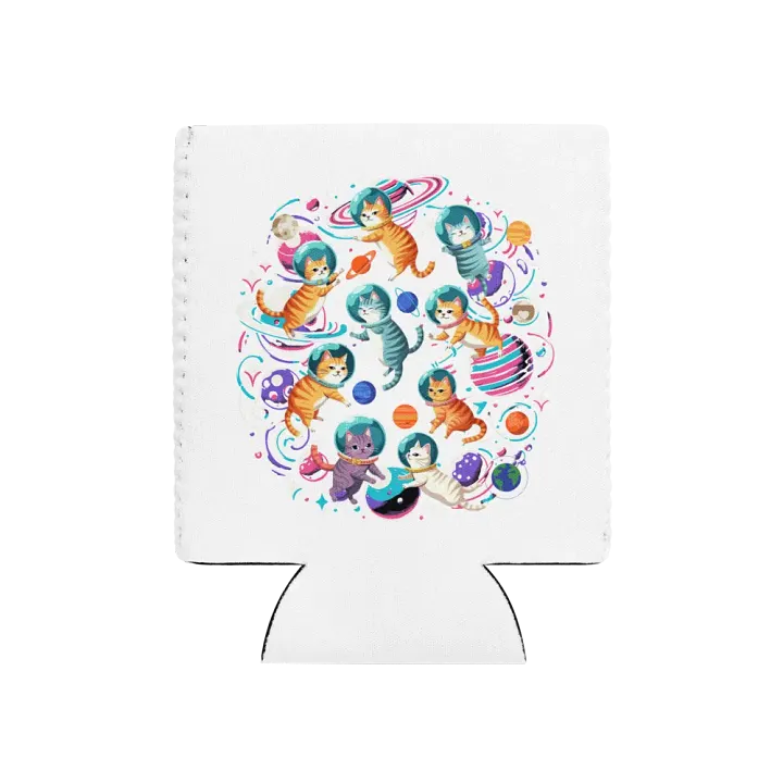 Cat In Space Cosmic Can Cooler product image (1)