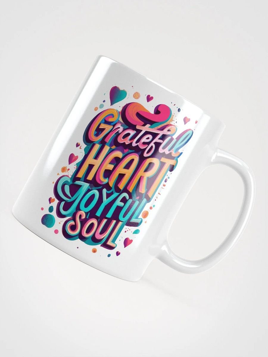"Colorful Hearts Ceramic Mug product image (4)