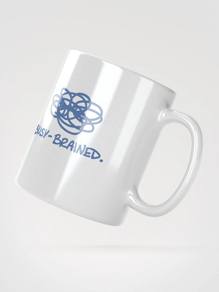 BUSY-BRAINED (teal design) mug product image (4)