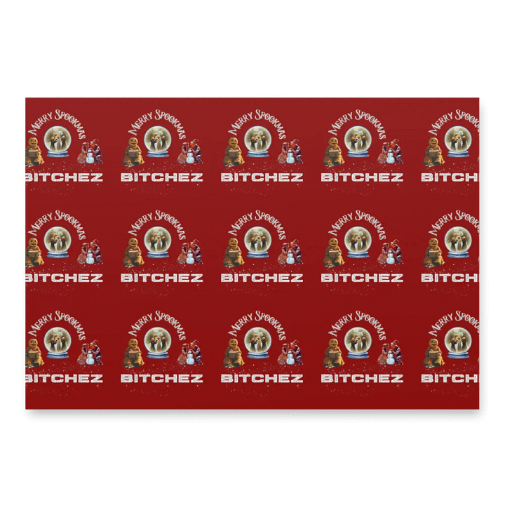 Merry Spookmas Gift Wrapping Paper product image (1)