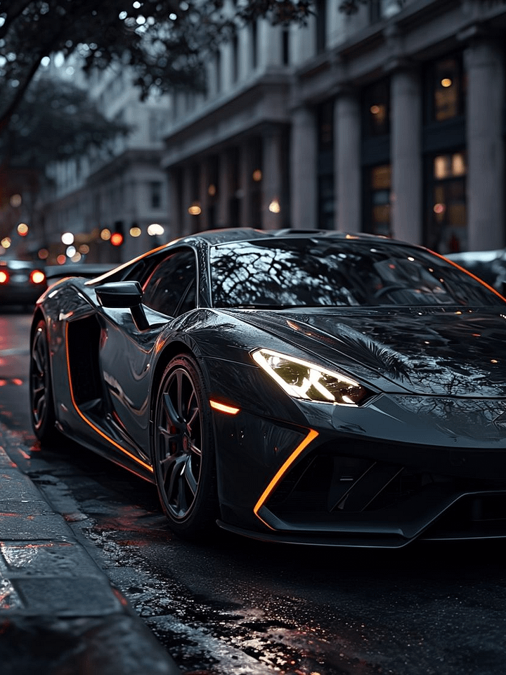 Sleek Sports Car: Urban Elegance Matte Poster product image (1)