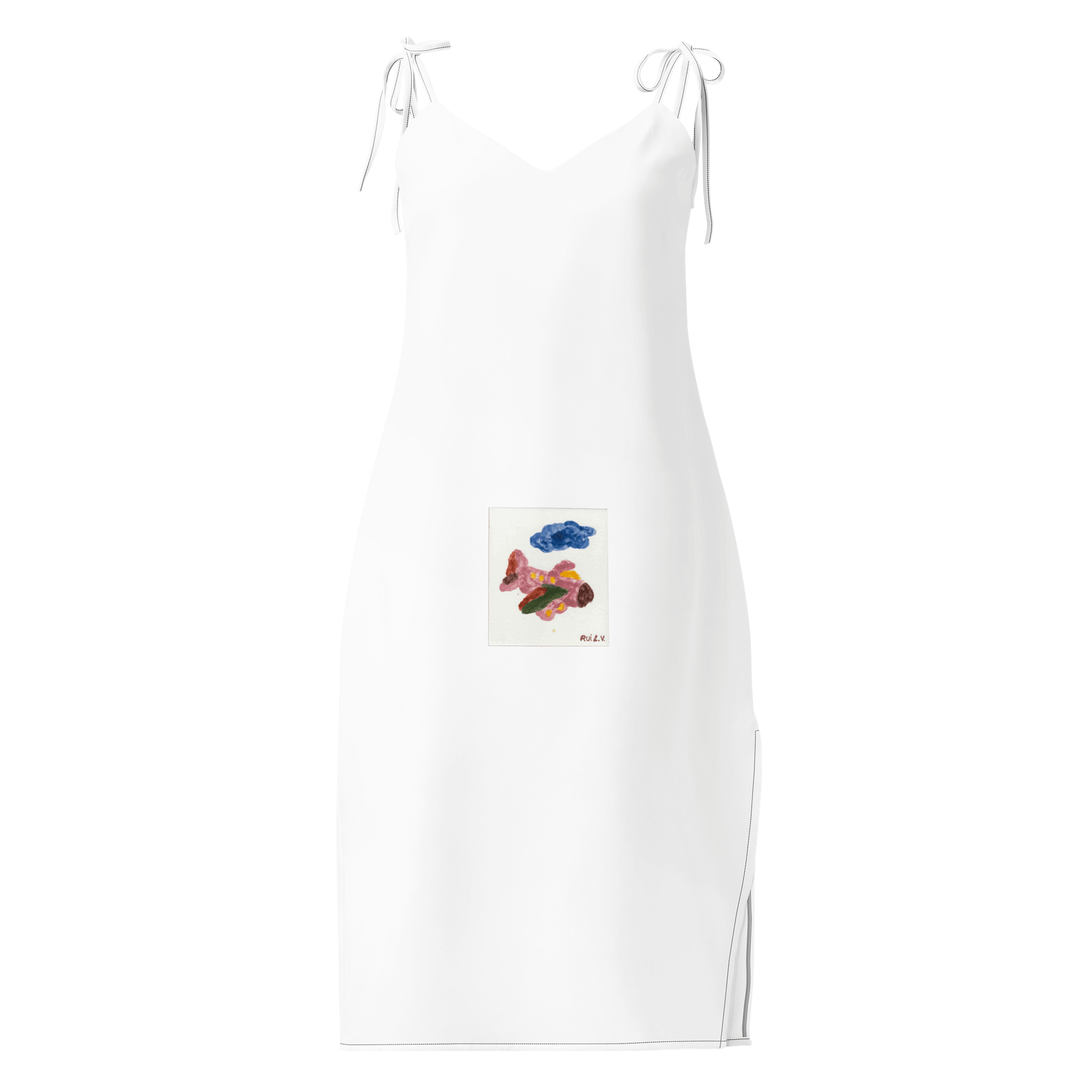 Kid Airplane (All-Over Print Slip Dress) product image (1)