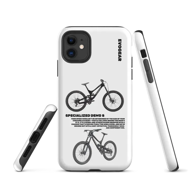 White Demo 8 iPhone Case product image (1)