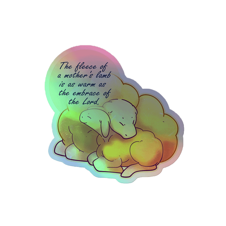 Holographic Lamb Sticker product image (2)