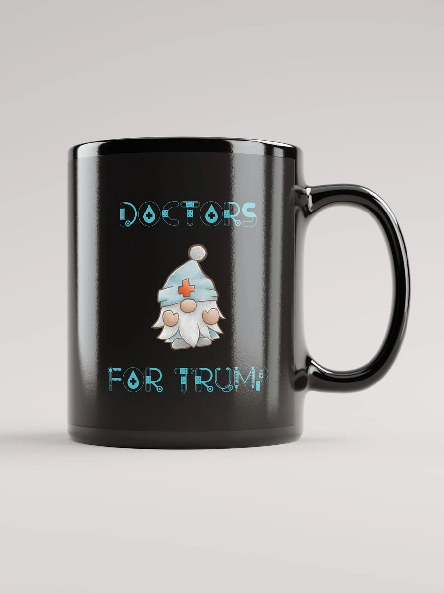 Doctor Gnomes For Trump 2 Black Mug product image (2)