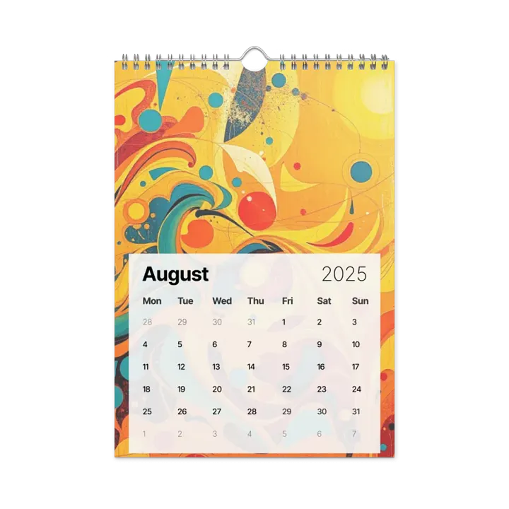 ART ABSTRACT WALL CALENDAR 2025 product image (2)