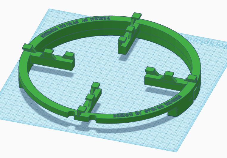 RASA 8 Diffration Spike Mask V4 Print File Download