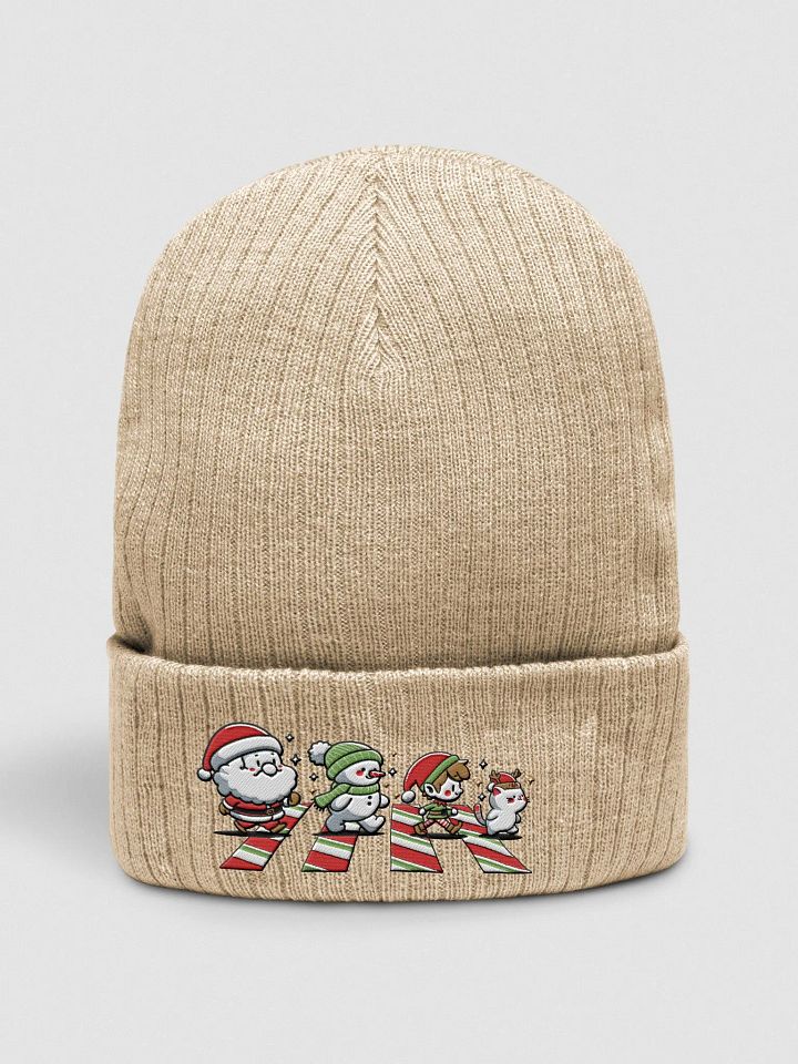 Santa gang crosswalk -Embroidered beanie product image (2)