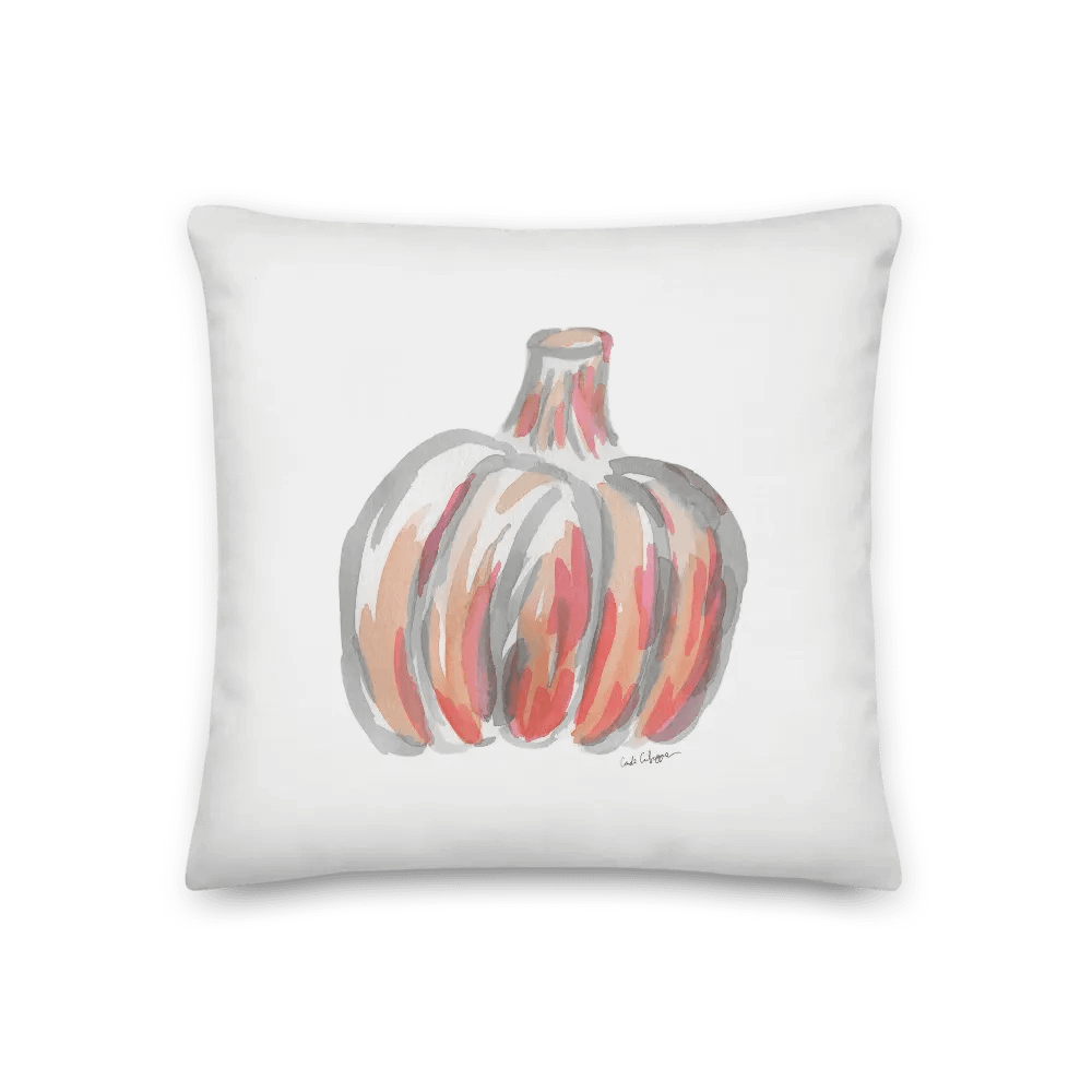 Watercolor Pumpkin Pillow 2 product image (1)