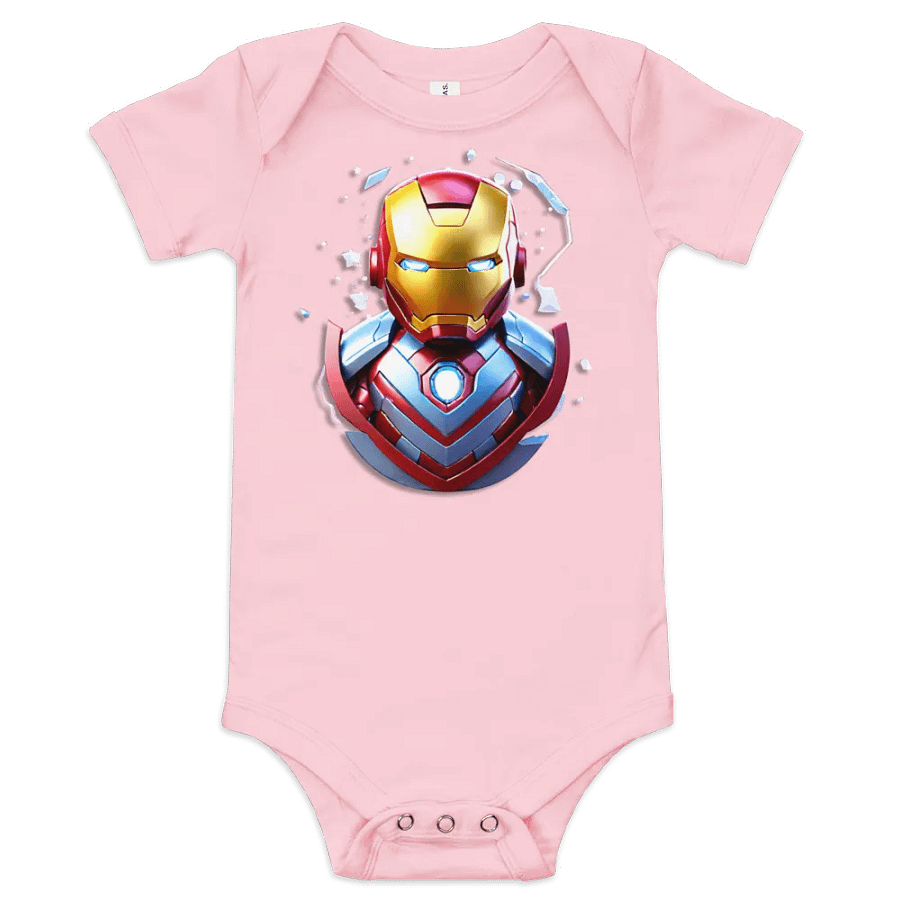 Baby Ironman Short Sleeve One Piece product image (4)