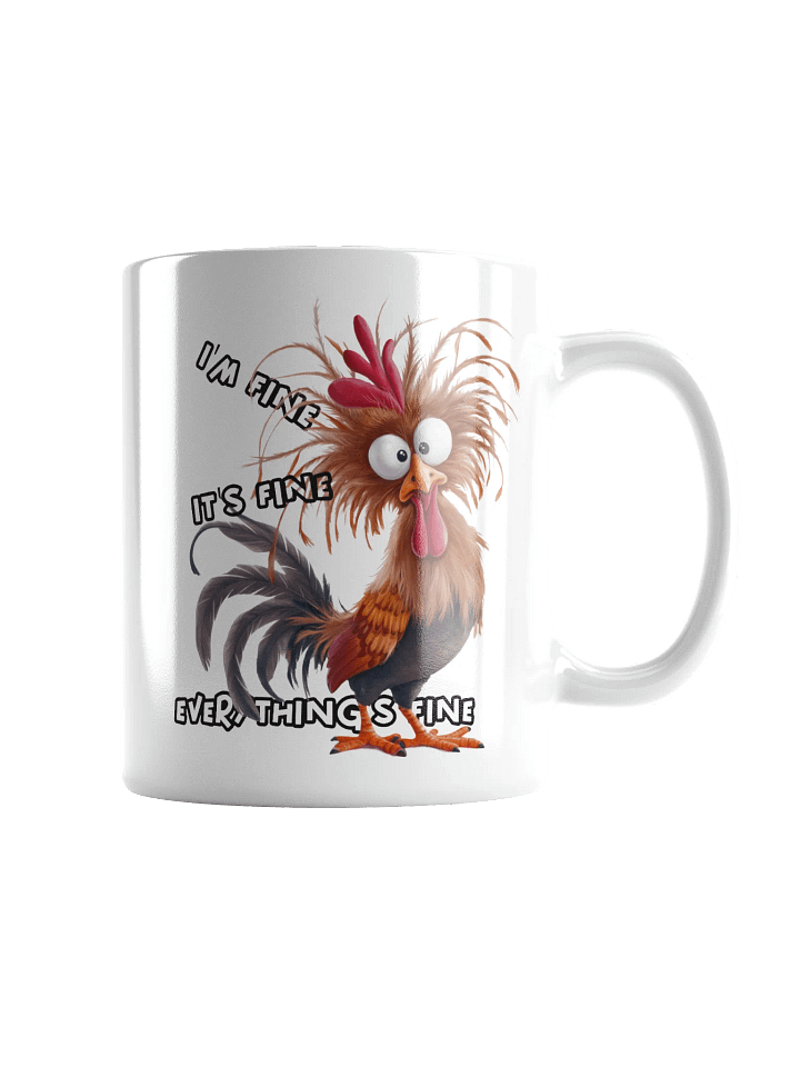 It's Fine Crazy Rooster Mug product image (1)