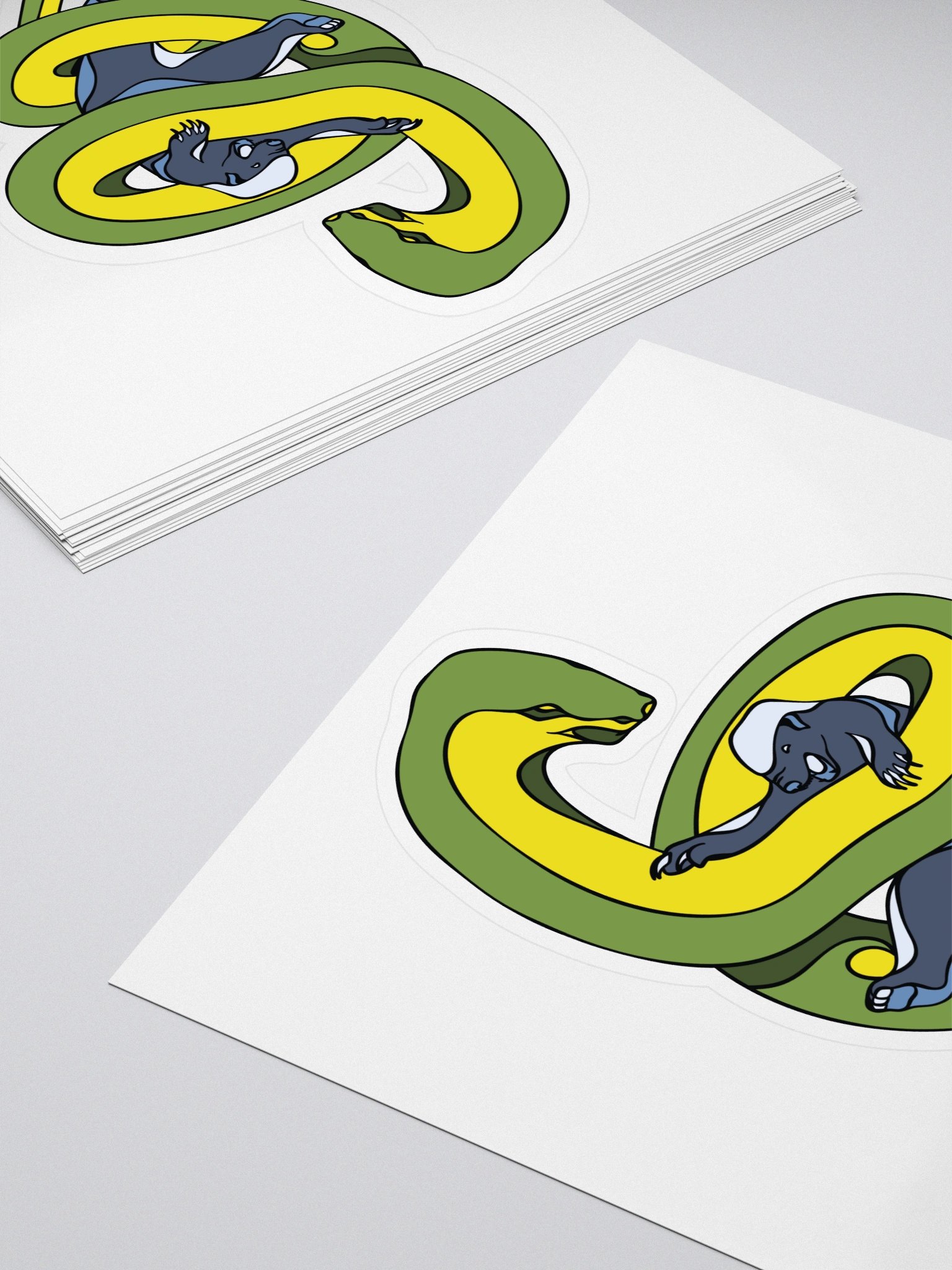 Caught In A Squeeze - Large Kiss Cut Sticker product image (4)