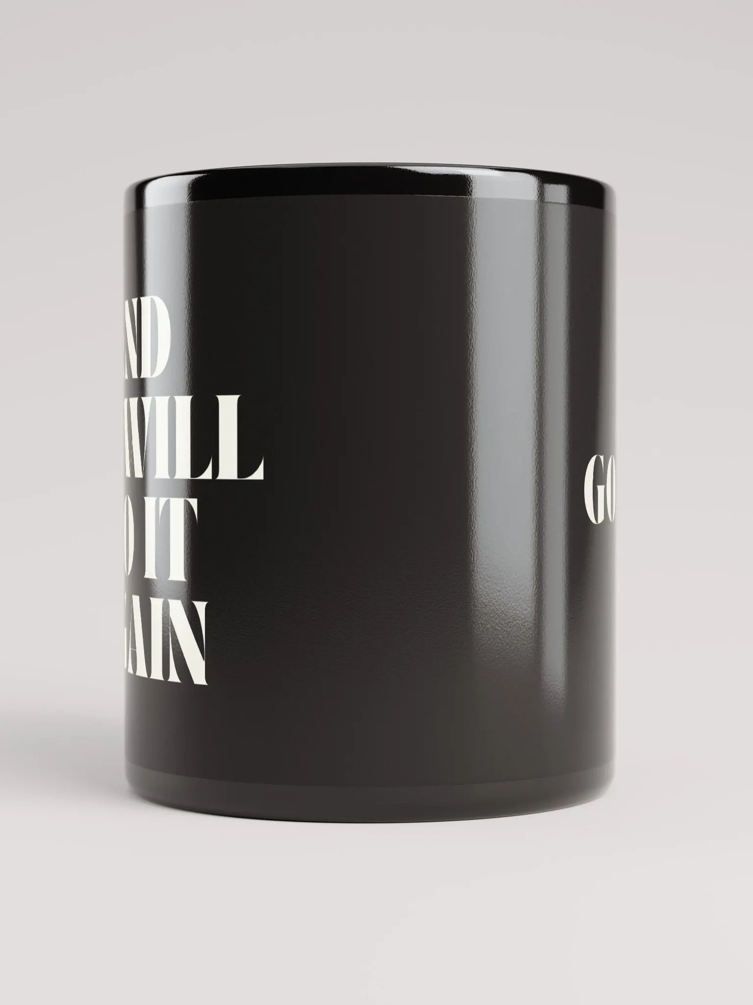 "GOD DID IT" Inspiration Black Glossy Mug product image (9)