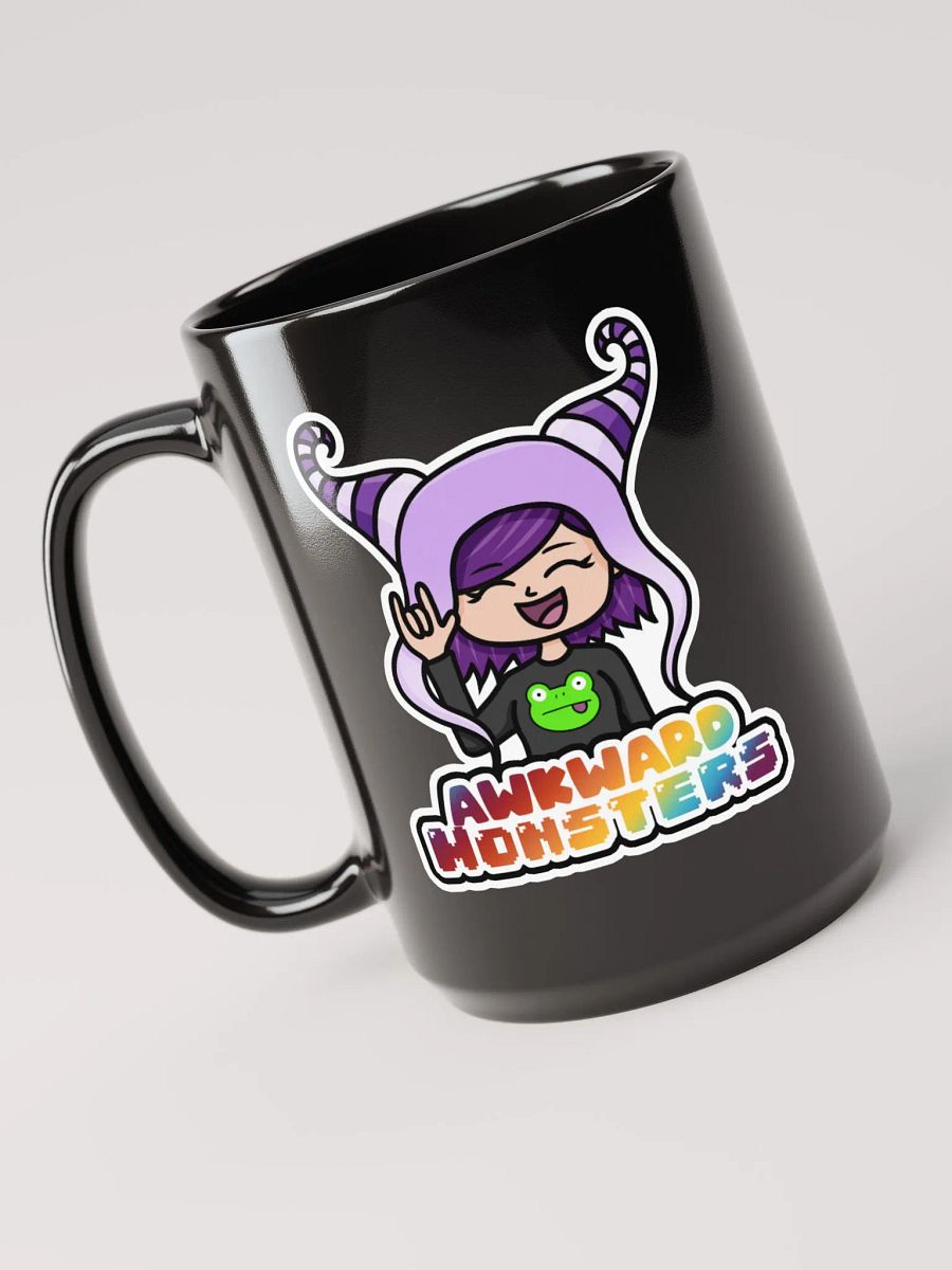 AwkwardMonsters Logo Black Mug product image (4)