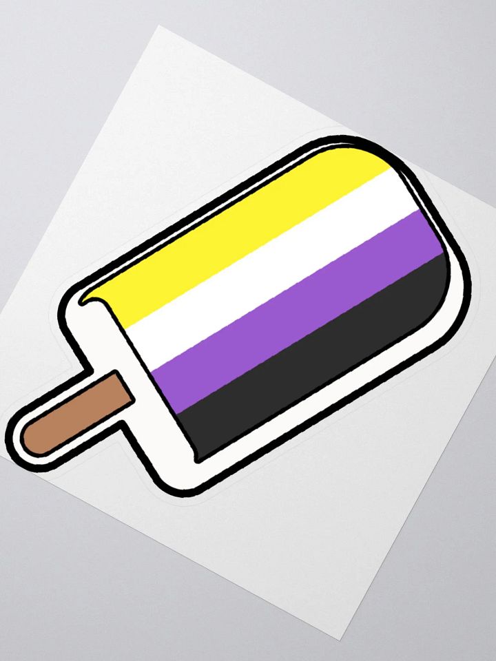 Non-Binary Popsicle Sticker product image (2)