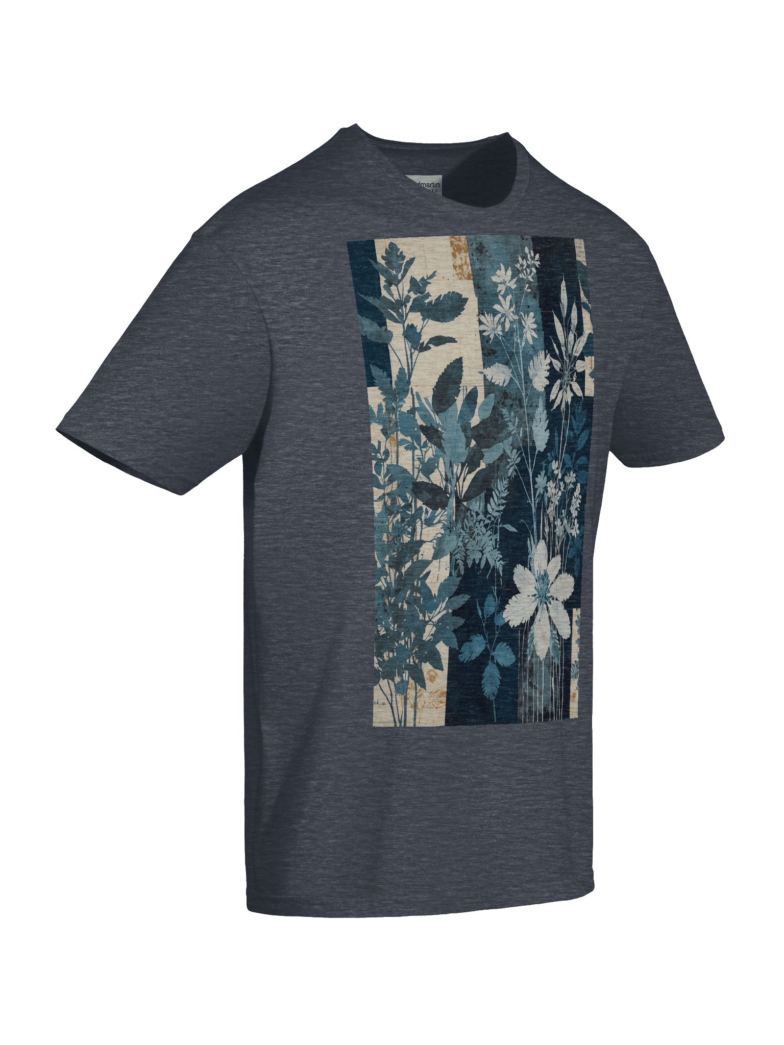 Botanical Cyanotype Design T-Shirt product image (38)