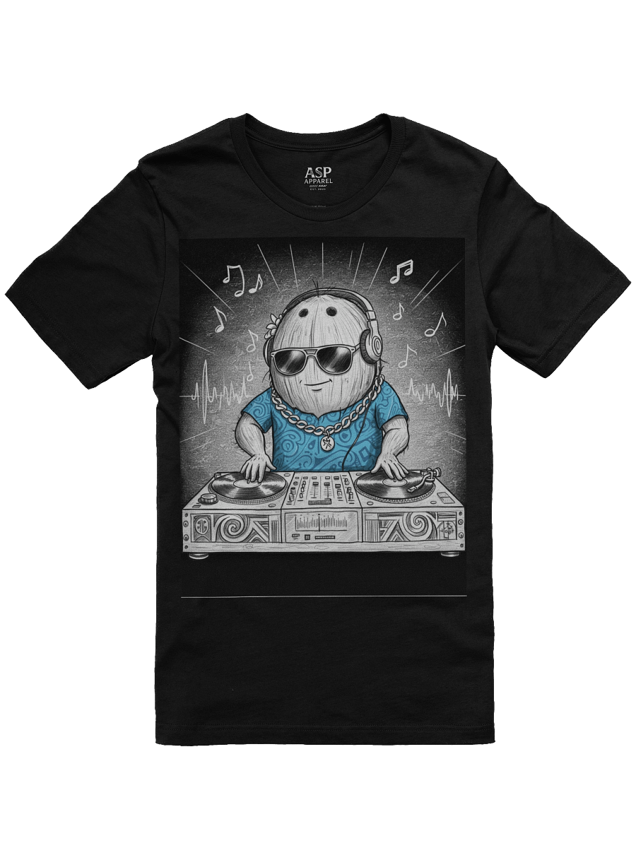 Urban Polynesian Dj Coconut T-shirt Design product image (1)