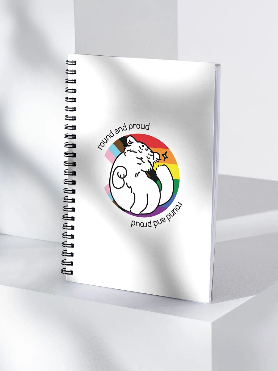 Round and Proud Manul Pride Version - Spiral Notebook product image (4)