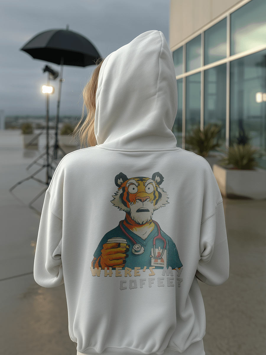 Nurse Coffee Zip Hoodie for Nursing Students product image (3)