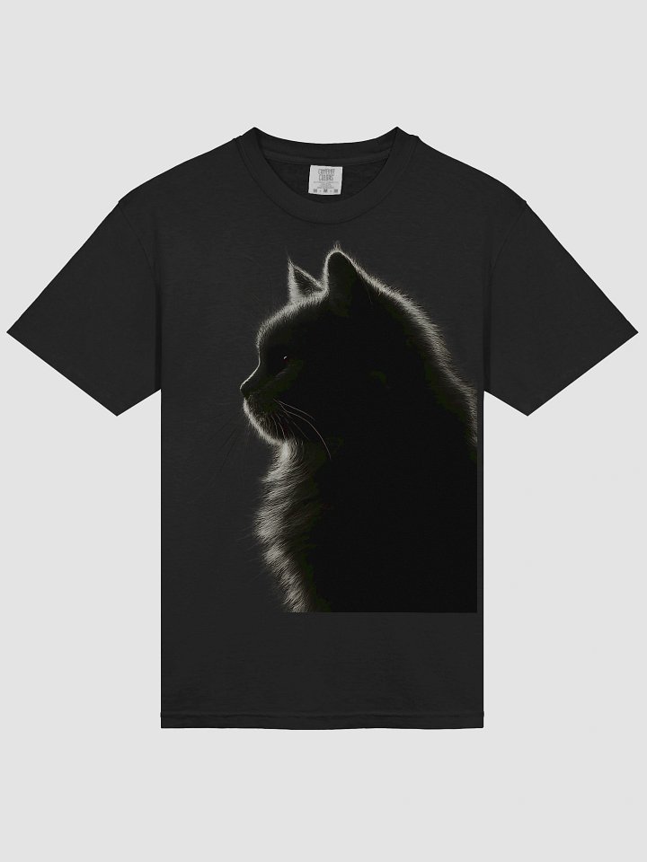 Whiskered Silhouette Cat Tee product image (1)