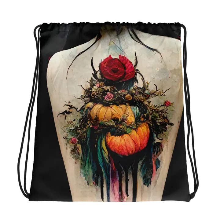 Fantasy Flora Drawstring Backpack product image (1)