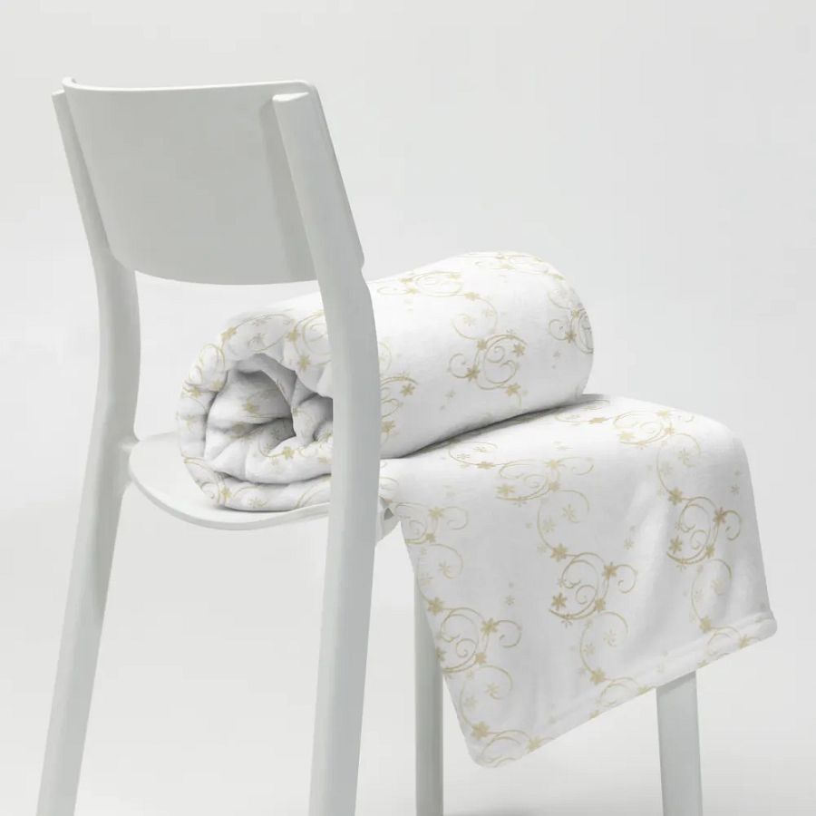 Golden Snowflakes Blanket product image (8)