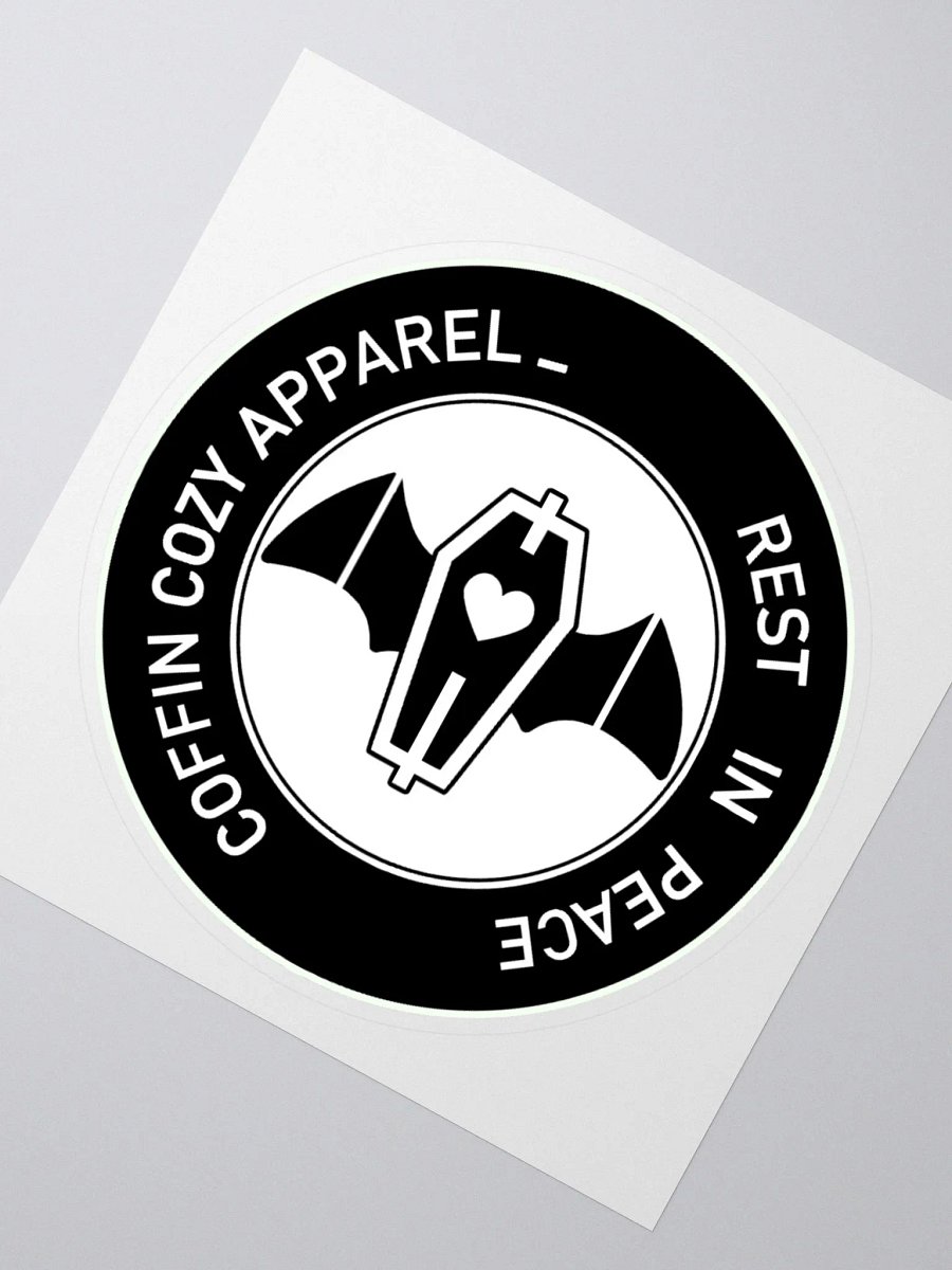 Coffin Cozy Club Sticker product image (1)