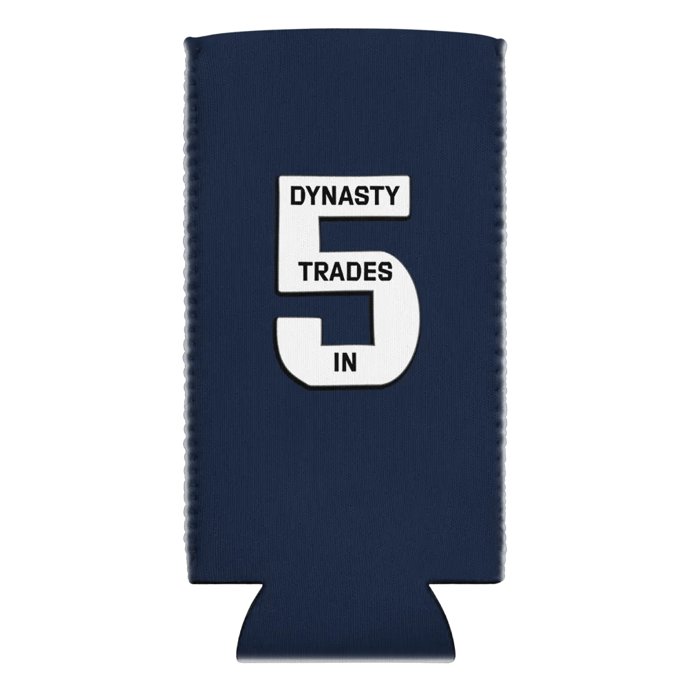 Copy of Dynasty Trades in 5 - Koozie (Slim Navy) product image (1)