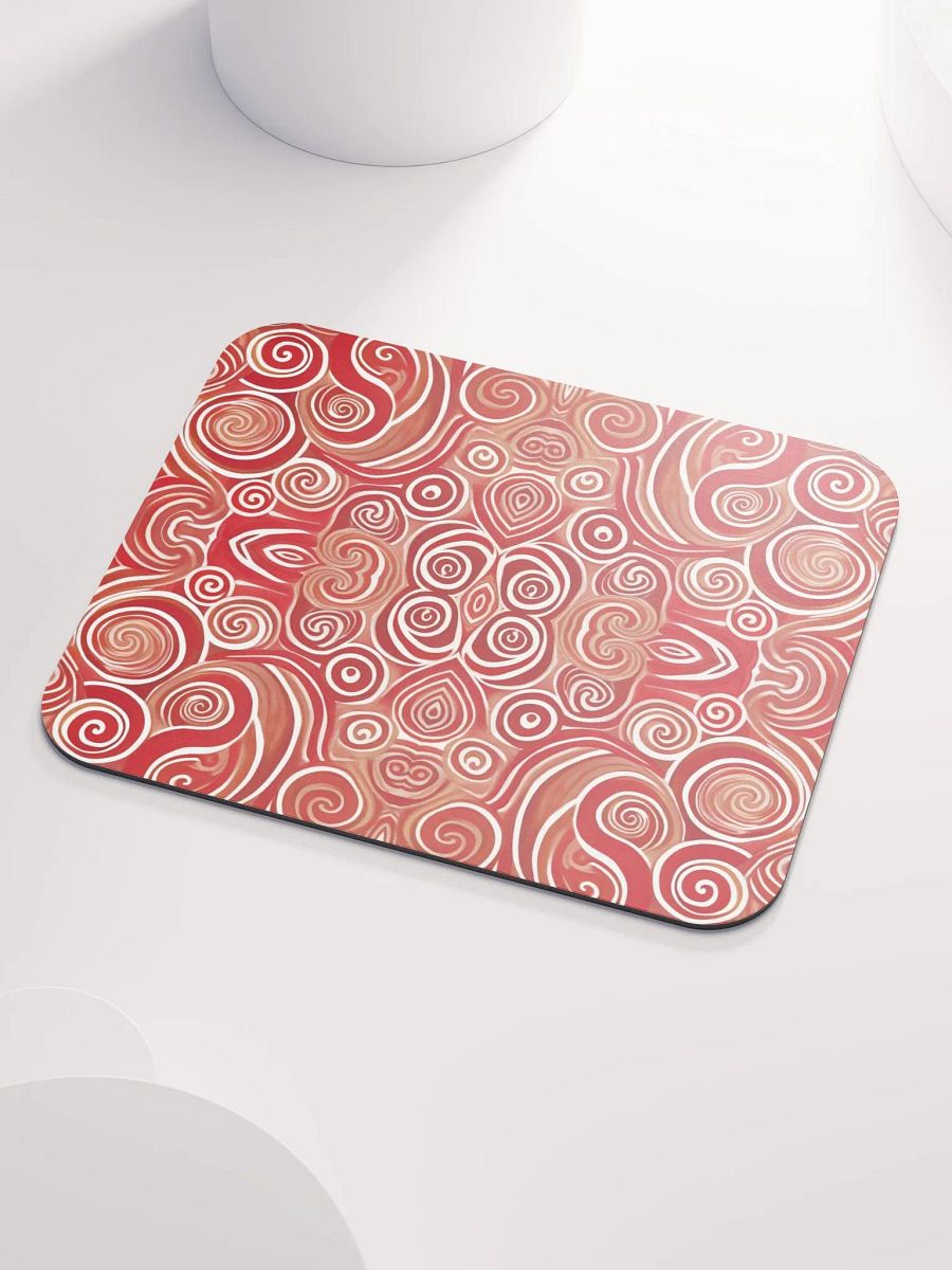 Funky Cherry Liquid Swirls Tie-Dye Classic Mouse Pad product image (4)
