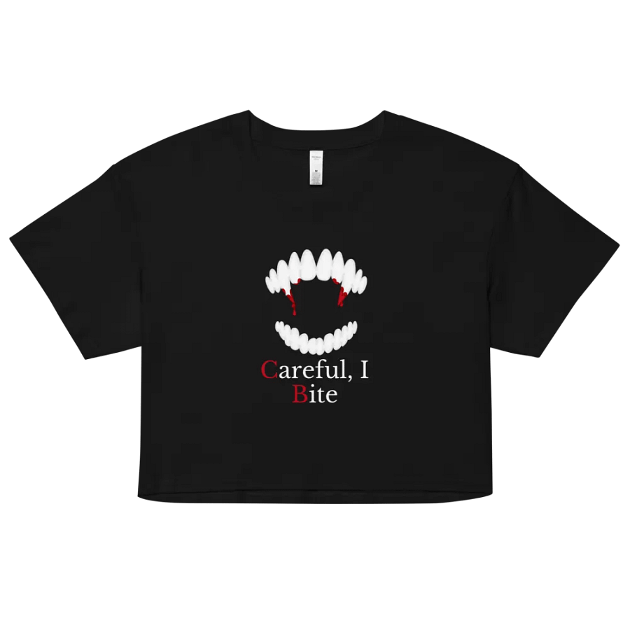 Careful, I Bite Crop Top product image (6)