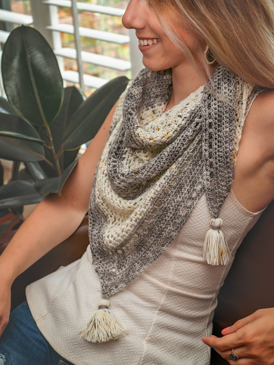 Hawthorne Tonal Shawl Crochet Pattern product image (4)