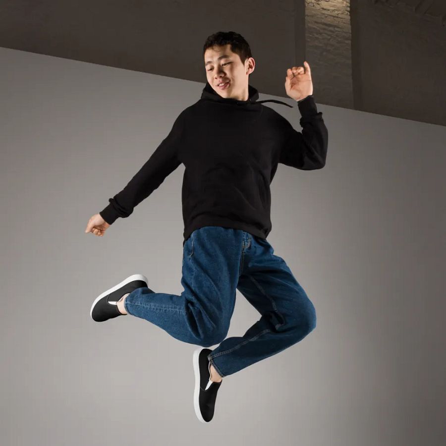 Mens Black Slip On Shoes product image (8)
