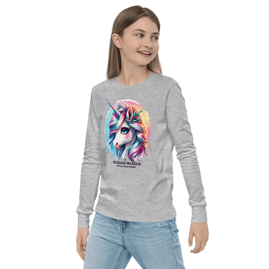 Enchanted Unicorn Youth Long Sleeve T-Shirt product image (3)
