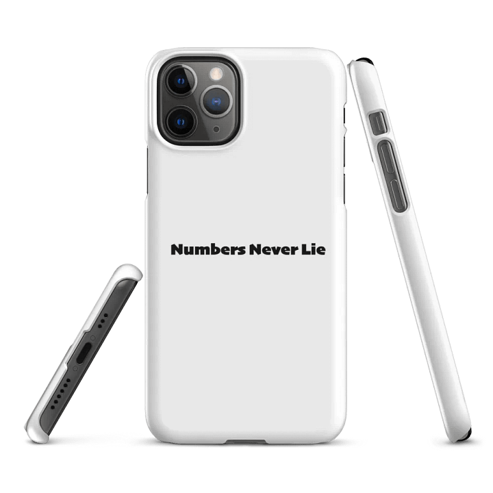 "Numbers Never Lie" iPhone Case product image (2)