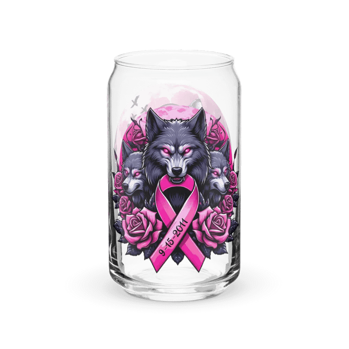 Wolves for Hope Can Glass product image (1)