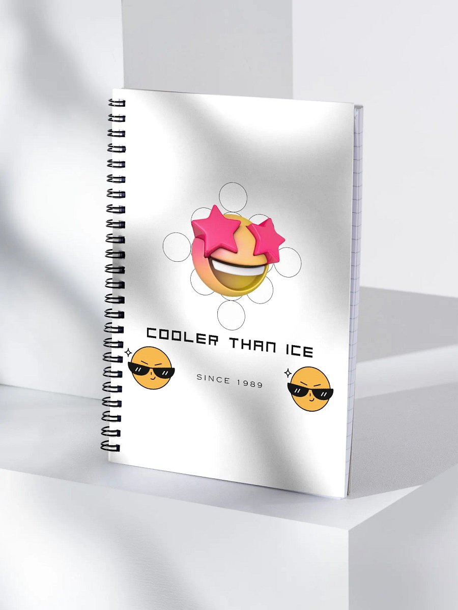Cooler Than Ice spiral notebook product image (4)