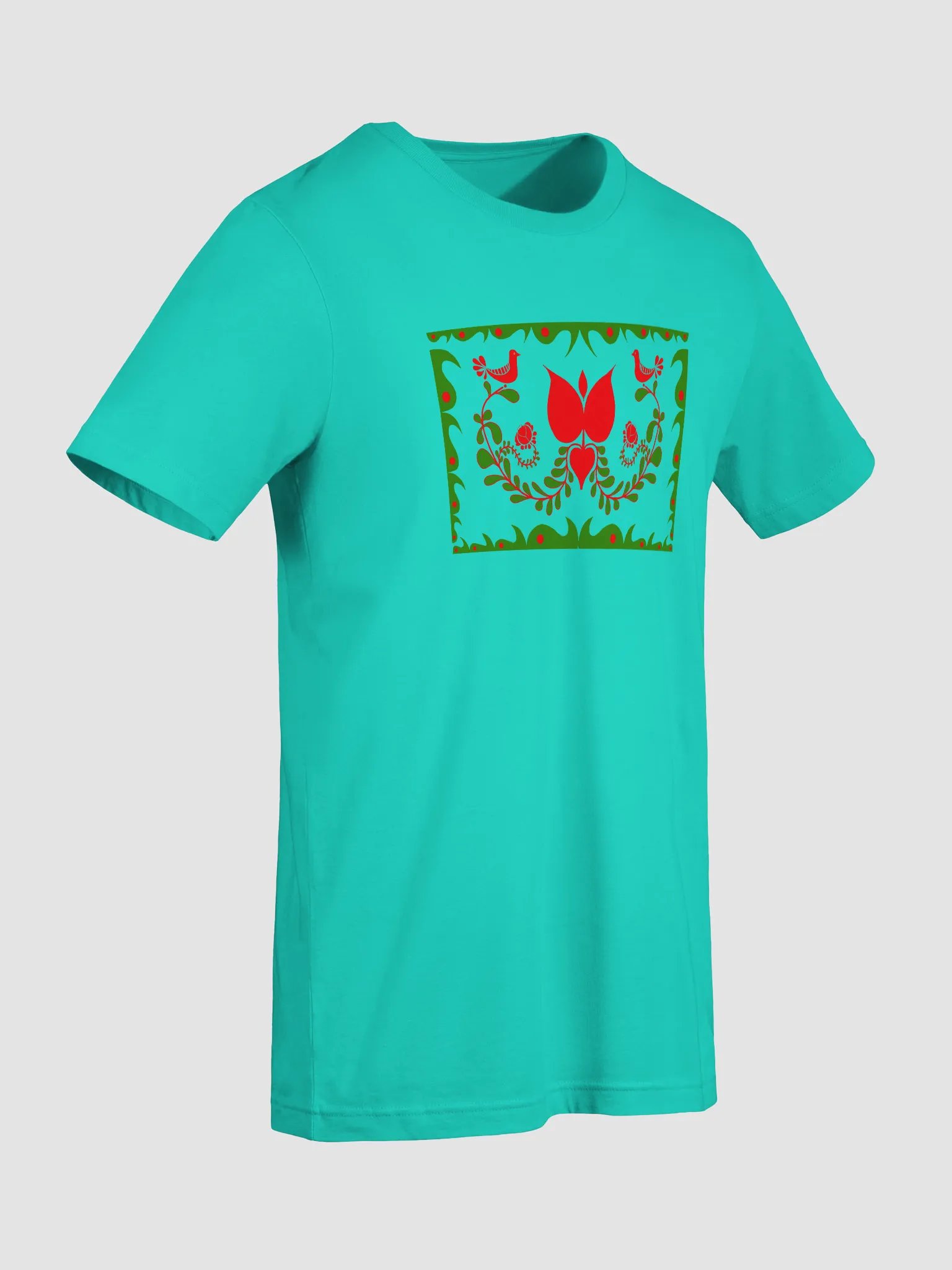 Hungarian Splendor Red & Green T-Shirt product image (7)